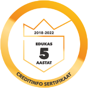 Büroomööbli Keskus on Creditinfo Edukas Eesti Ettevõte 2018-2022